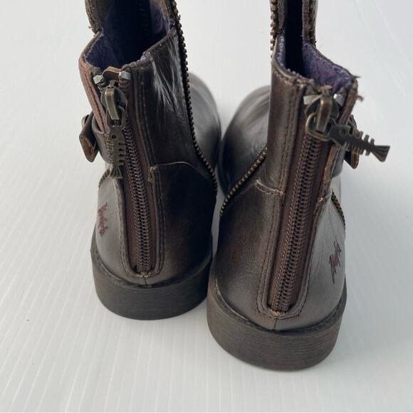 🆕 Blowfish kids short boots booties size 6 brown - Picture 9 of 12